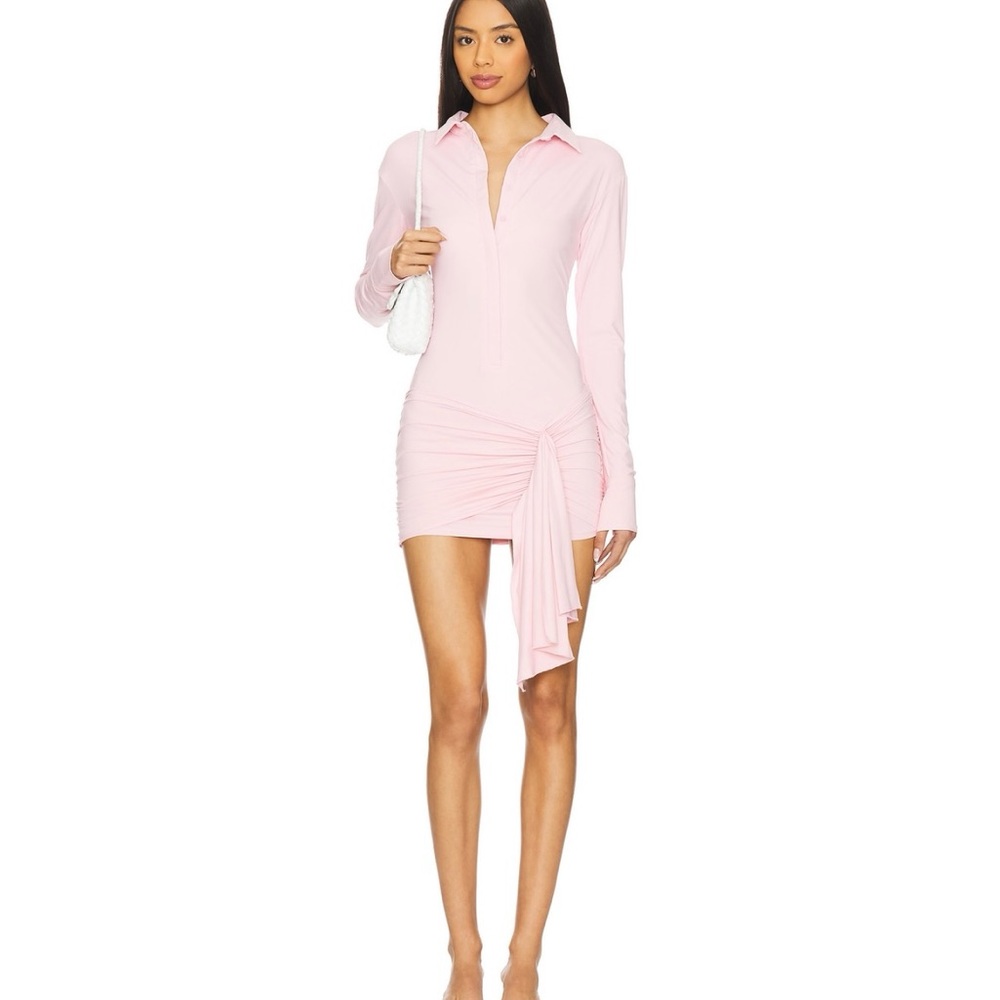 Lioness Light Pink Long Sleeve Dress